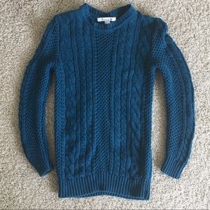 Cable knit sweater